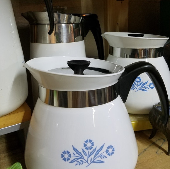 Corningware Dining Vintage Corningware Cornflower Blue Tea Kettle